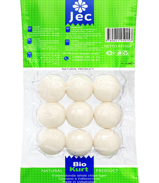 Курт Jec Молочный 45 гр